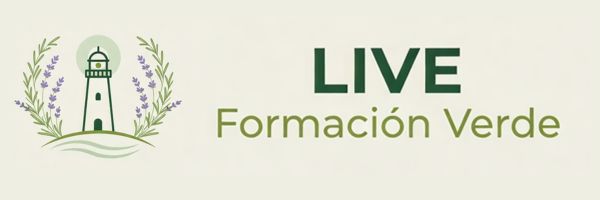 logotipo Live formación verde, ir a la home